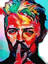 Motiv David Bowie Portrait Classic XXL 70x100 cm Leinwandbilder 2 cm Pop Art