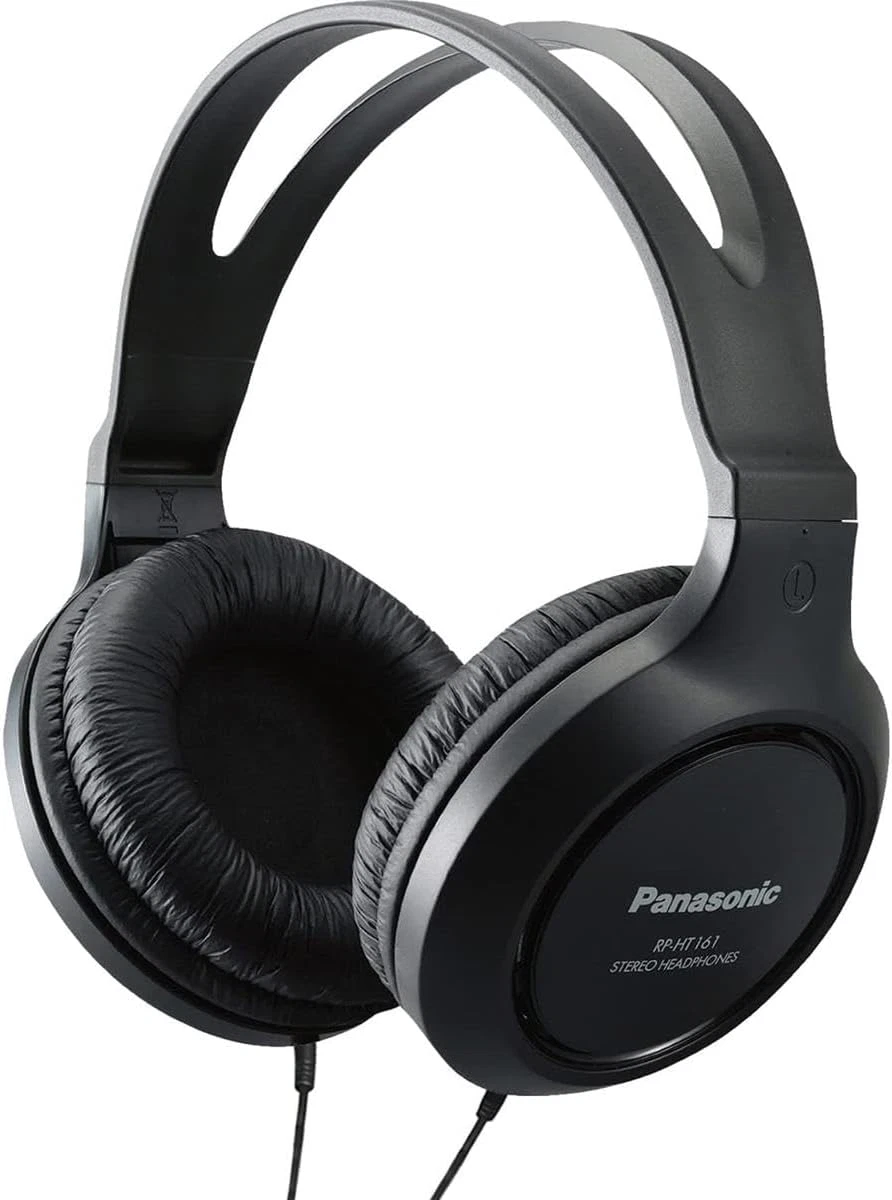 Cuffie Stereo Panasonic Classic Vintage, Nere, Jack 3.5mm, Comode E Cablate