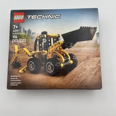 LEGO TECHNIC: Backhoe Loader (42197)  Construction Vehicle Toy for Kids, 104 PCS