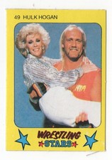 1986 MONTE GUM WRESLING STARS HULK HOGAN JOAN RIVERS R80