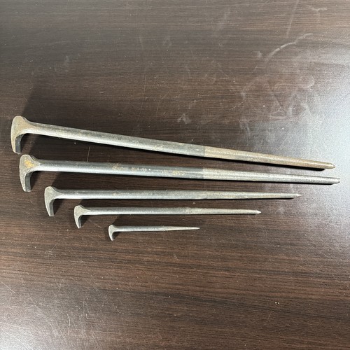 Snap-on Pry Bar Lot (5) USA Made Rolling Head Alignment Tools | eBay