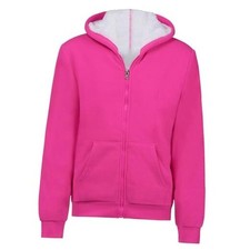 Victory League Girls Hoodie, Kids Hoodies 5-16, Sweatshirt, 10-12 Years Fuscia