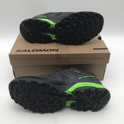 Salomon XT-Pathway 2 Mens Size 8.5 Asphalt Black Green Gecko  display picture 1