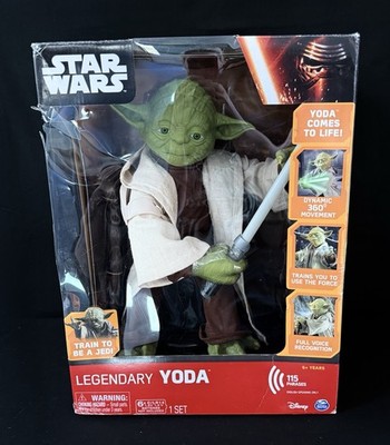 NEW Spin Master Star Wars Legendary Yoda Interactive Figure