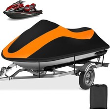 Trailerable Jet Ski Cover, Waterproof Tear Resistant Personal Watercraft Cover