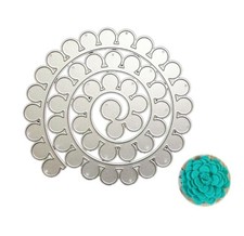 Spiral Flower Metal Cutting Dies Scrapbook Card Making Photo Album Crafts DIY