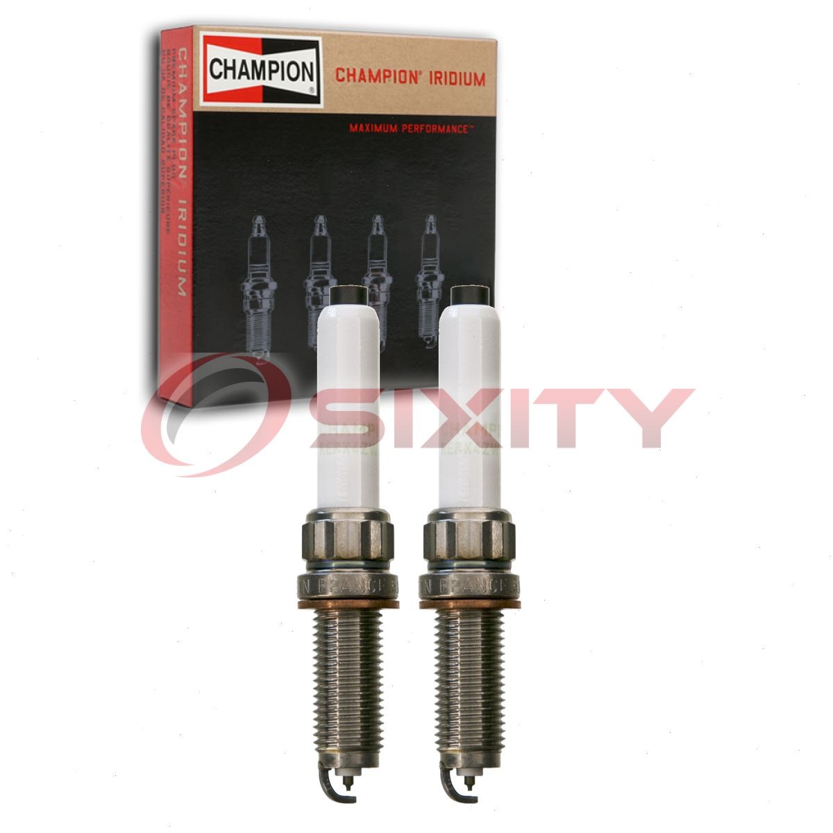 2 pc Champion 9425 Iridium Spark Plugs for Ignition Secondary  mq