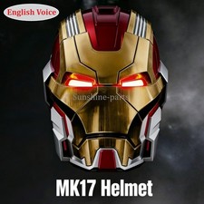 Iron Man Helmet MK17 1/1 Wearable English Voice-controlled Mask Transform Prop