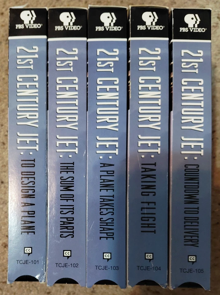 21st CENTURY JET The Building of the 777 Boeing Plane Documentary 5-tape VHS set - Image 3 of 4