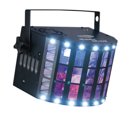 Showtec Techno Derby 2-in-1 Lichteffekt - LED Derby & Strobe - DMX Disco DJ Club