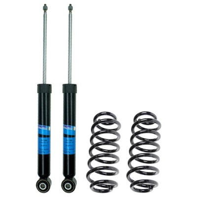 Sachs Rear Shock Absorbers & Lesjofors Coil Springs Kit for A3 Quattro Hatchback