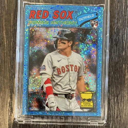 Topps Heritage Roman Anthony Rookie Sparkle Parallel Boston Red Sox Card