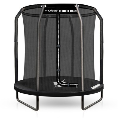 Gartentrampolin, Outdoor, Komplettset mit Sicherheitsnetz, THUNDER  ELITE 4,5FT