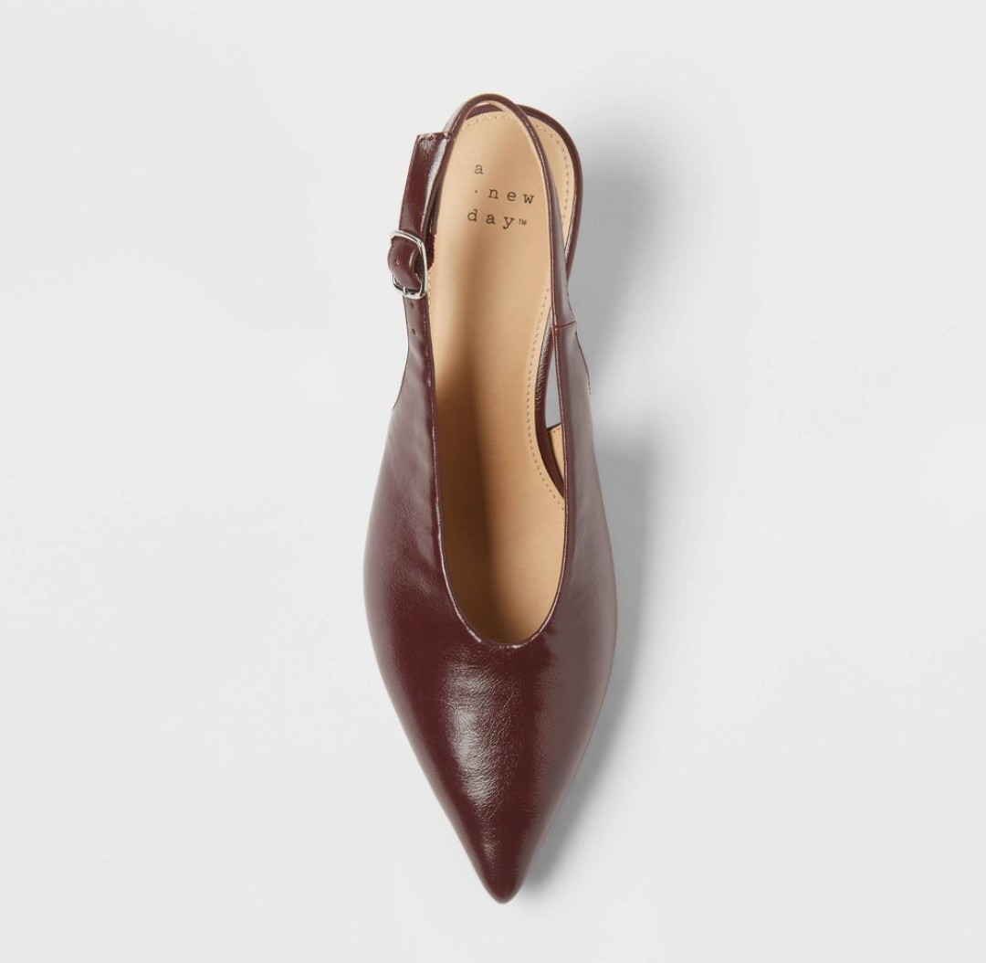 A New Day Women’s Samantha Sling Back Kitten Heels
