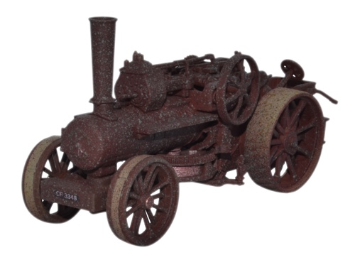 Oxford Diecast 76FBB001 Fowler BB1 Ploughing Engine No.15145 Rusty Dorset