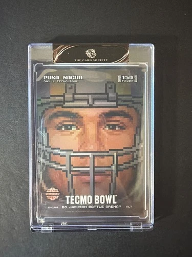 Puka Nacua Day 1 Tecmo Bowl Bo Jackson Battle Arena Unmasked 150 Power Alt P-144