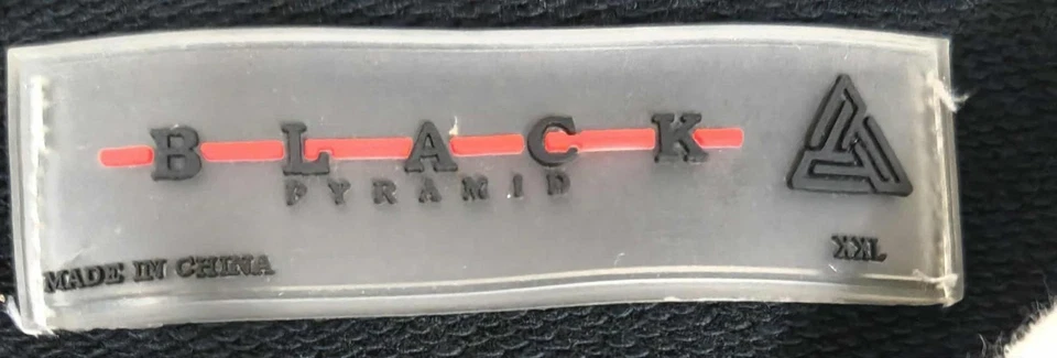 Sudadera con Capucha Pirámide Negra Media Cremallera Bloques de Color Azul Blanco Amarillo XXL #6 Foto 4 de 4