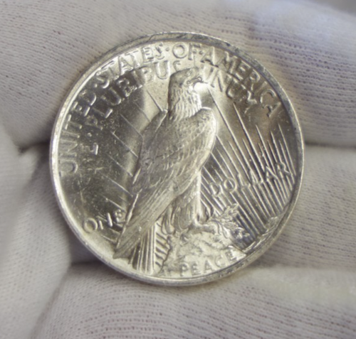 1923 Us Peace Silver Dollar 1 Nice Unc Ebay 