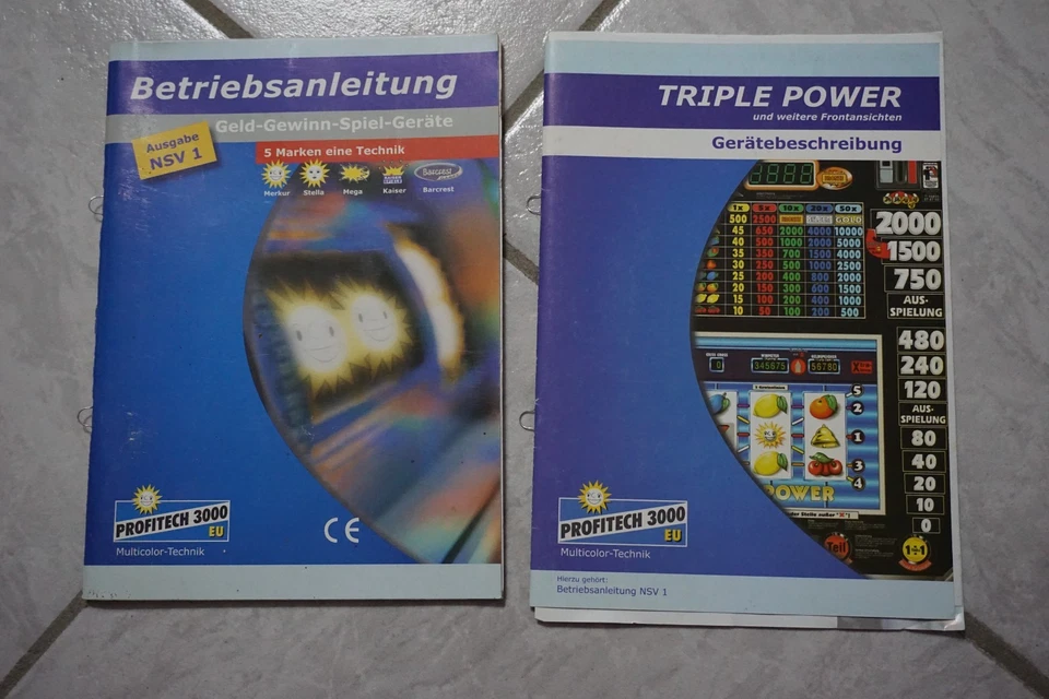 Merkur - TRIPLE POWER  - Anleitung ADP Geldspielgerät Spielautomat Beschreibung - Bild 1 von 1