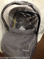 NEW PVC RAINCOVER RAIN FITS BABYSTYLE OYSTER 1 or 2 CARSEAT CAR SEAT