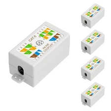 5-Pack Ethernet Junction BoxCat6 Junction Box Punch Down Type