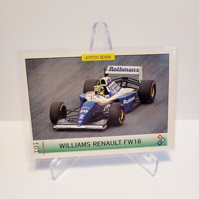 Ayrton Senna Last Year Williams PMC The Magic Senna 1995 Pacific GP - Card #161