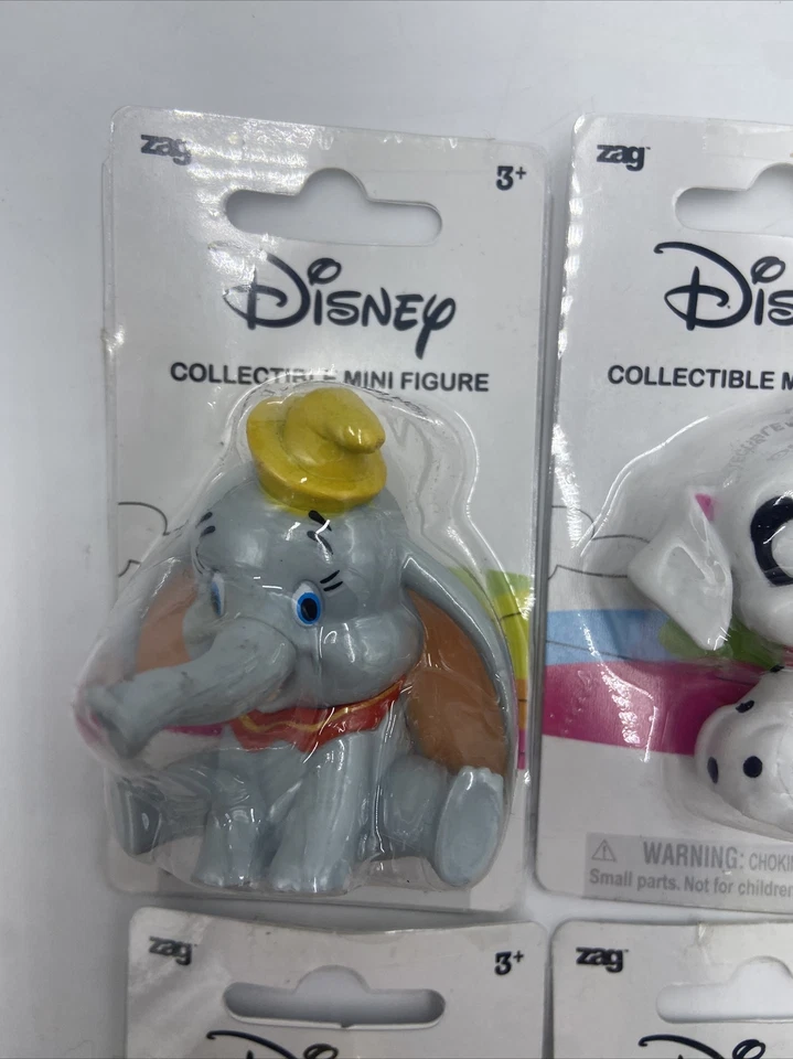 Lote de 6 minifiguras coleccionables de Disney Mickey Donald Pluto Dumbo Foto 2 de 4