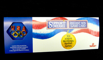 Target 1992 USA Olympic Pin with Display Card