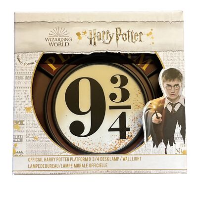 3D Harry Potter 9 3/4 Nachtlicht Schreibtischlampe Plattform Hogwarts Neu