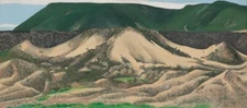 Abiquiu Sand Hills and Mesa : Georgia O’Keeffe : Archival Art Print
