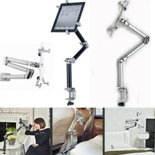 Aluminum Strong Arm Desk Car Tablet Mount Stand Holder for 7-10" iPad Air 4/3/2