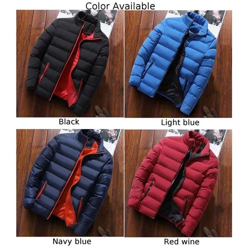 Abrigo ultraligero de invierno para hombre Chaqueta acolchada con capucha Abrigo de burbujas Chaqueta de plumón de pato - Imagen 7 de 21