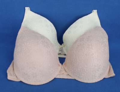 Laura Ashley Underwure Lined Full Coverage Bra Bundle Lot Size 42D #E8128