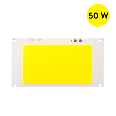 94*47mm LED COB Chip Light 50W DC 3V for SMD Lamp Bulb Cool White Energy Saving