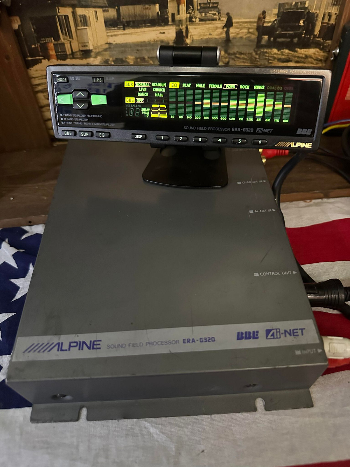 Alpine ERAG320. DSP Digital Sound Processor EQ Equalizer Used tested