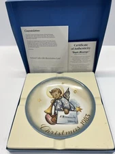 Schmid Angelic Messenger Christmas 1983 Collector Plate by Berta Hummel Boxed