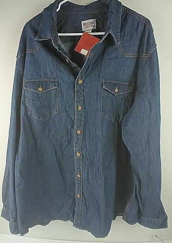 NWT Mossimo Denim Shirt Button down 