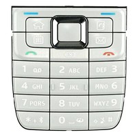 Original Nokia E51 Tastatur Tastenmatte Keyboard Tastenfeld Keypad, Weiß