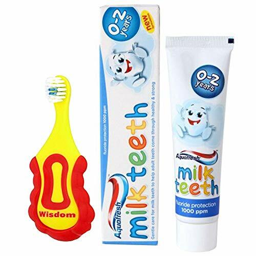 Детская зубная щетка Wisdom Step-by-Step от 0 до 2 лет и молочные зубы Aquafresh для малышей 5090₽