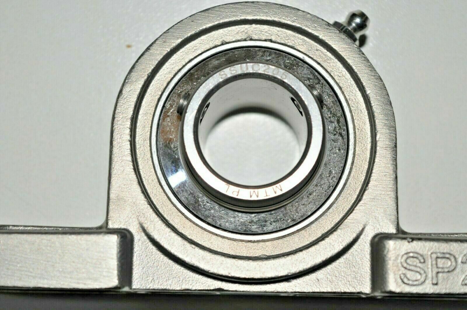 Supporto Acciaio Inox MTM SP 205 con Cuscinetto AISI 304 - Set 4 Pezzi
