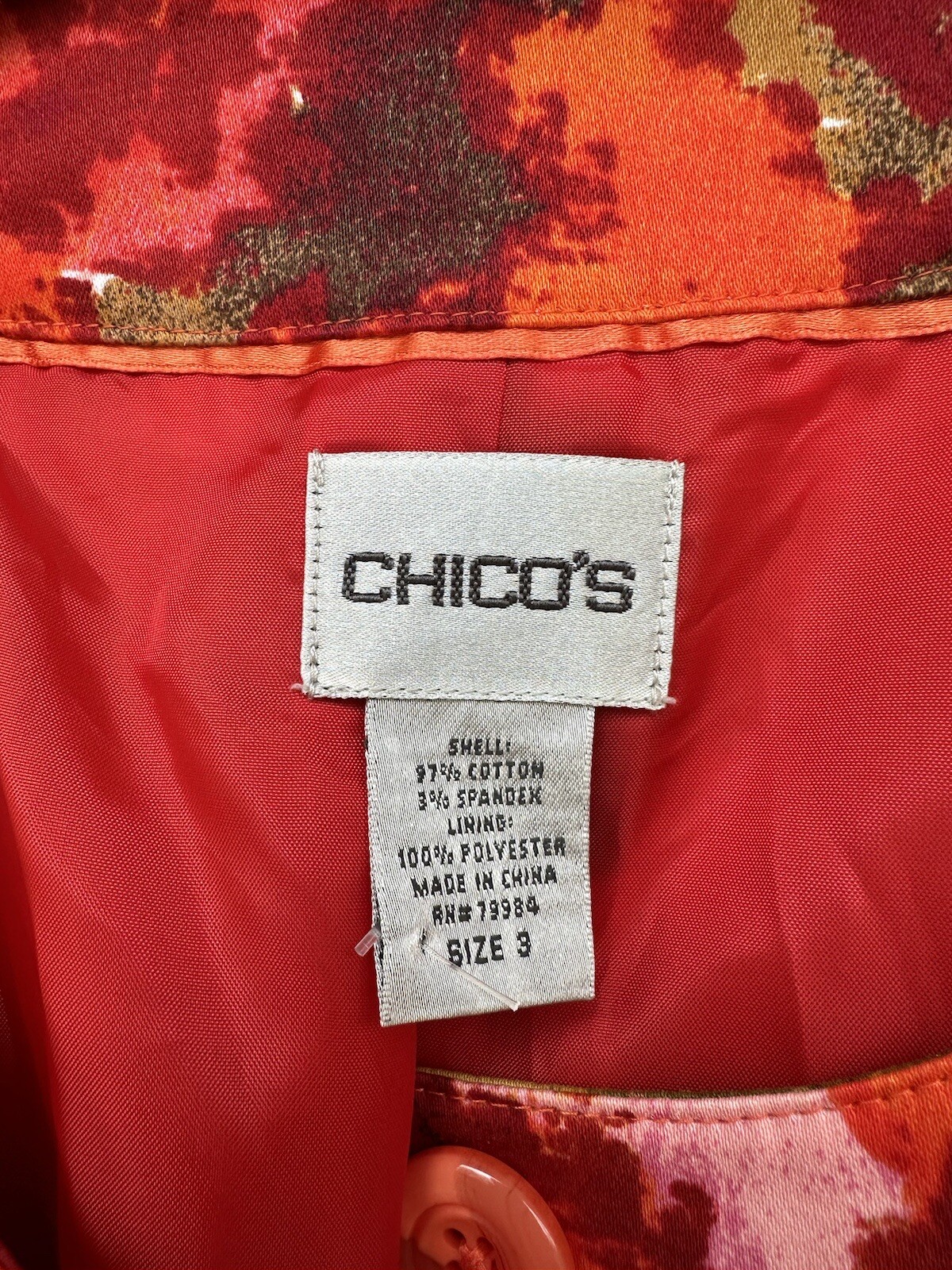 Chicos Jacket Size 3 - image 2