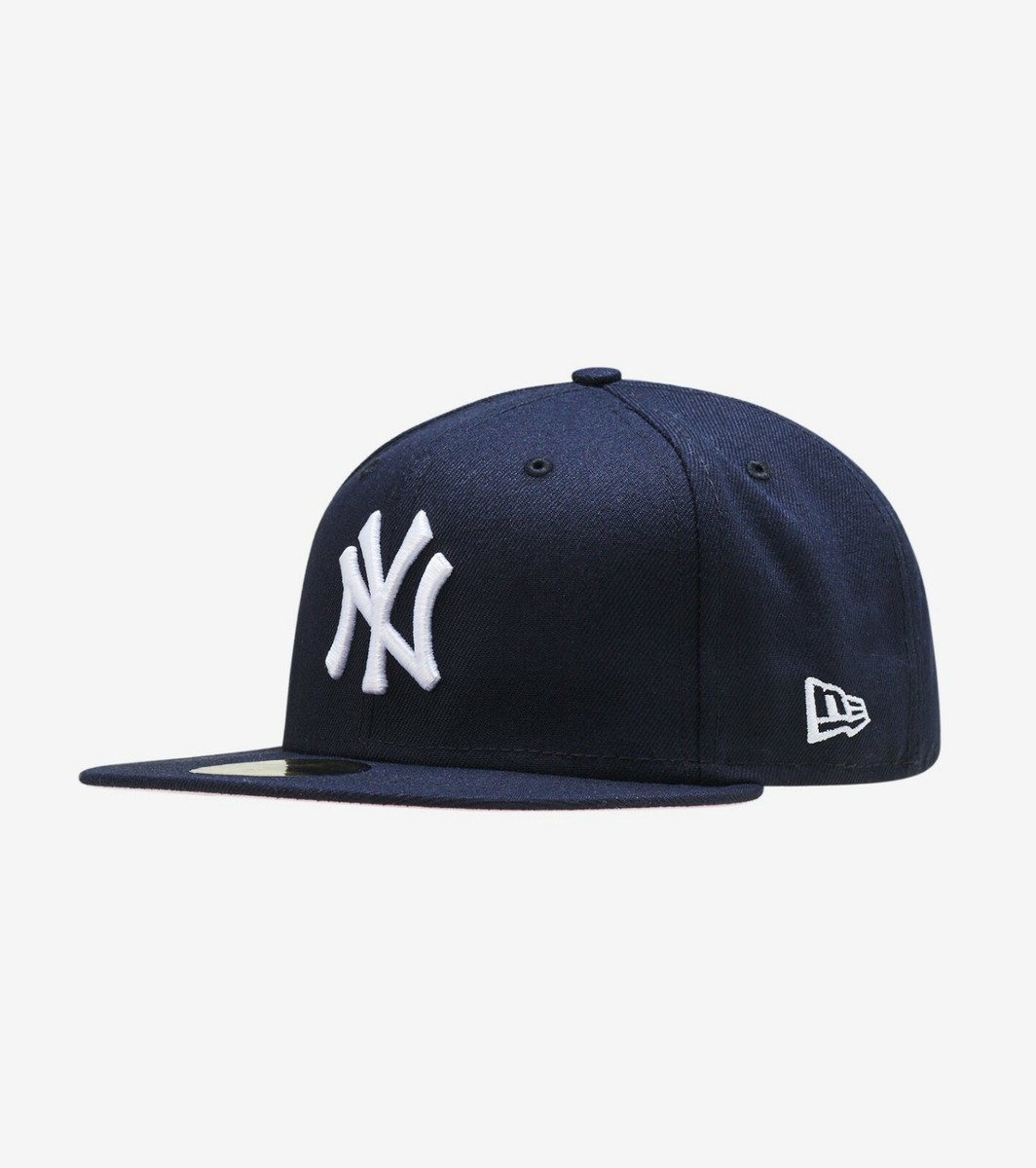 New Era New York Yankees 96 World Series Patch Navy Pink Brim Cap