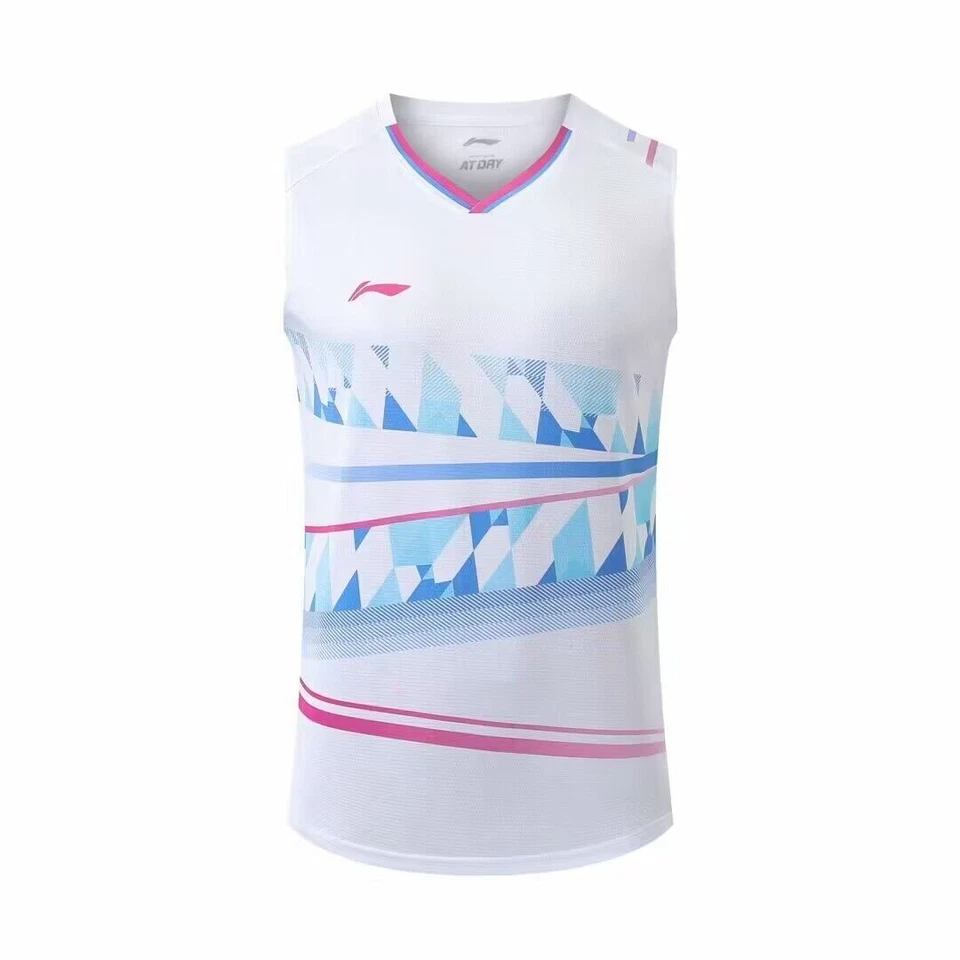 New Li-Ning Adult Kid Sports Tops Tennis Clothes Badminton Sleeveless T-Shirts - Image 2 of 4