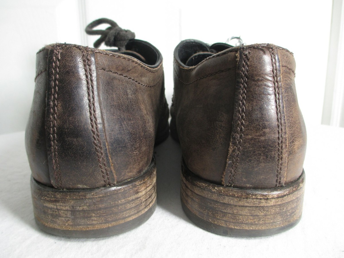 Frye Everett Cap Toe Brown Dress Shoes Size 13 D FRYE EVERETT MEN main image 3