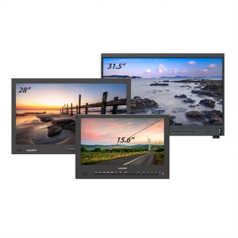 LILLIPUT 31.5" BM310-4KS Broadcast Monitor 4K/Full/HD/SDI/HDMI/DVI/VGA Quad view - Image 3 of 4