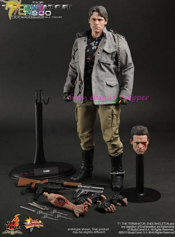 Perfect Hot Toys Mms136 1/6 Terminator 1 T800 Collectible Action