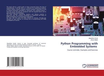 Python Programming with Embedded Systems | Alaeddine Hmidi (u. a.) | Taschenbuch