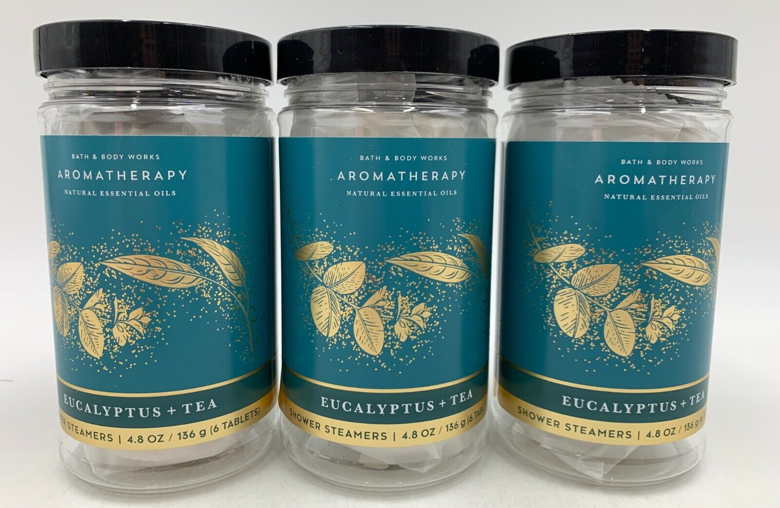Bath & Body Works Aromatherapy Eucalyptus & Tea Shower Steamers 4.8 oz ...