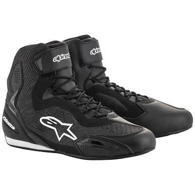 Alpinestars FASTER 3 RIDEKNIT Herren Motorradschuh aus Mikrofaser - schwarz