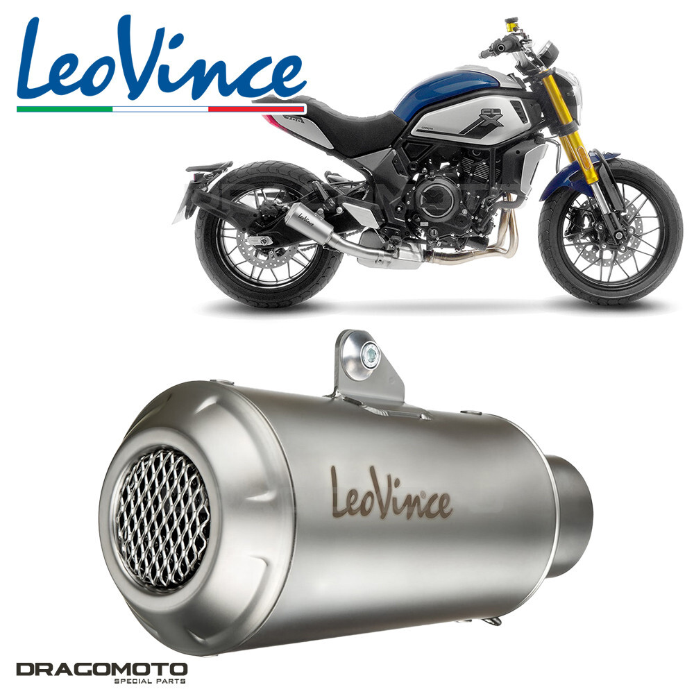 Pot échappement Leovince LV-10 Racing pour CF MOTO CL-X 700 Heritage 2021-2024 noir